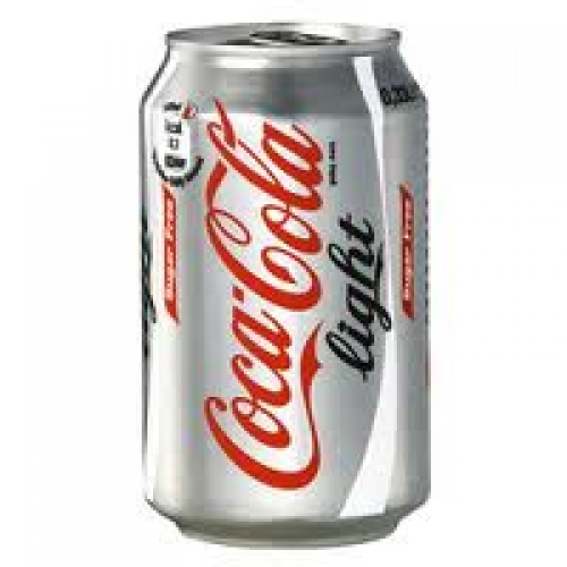 Blikje Coco Cola (light)